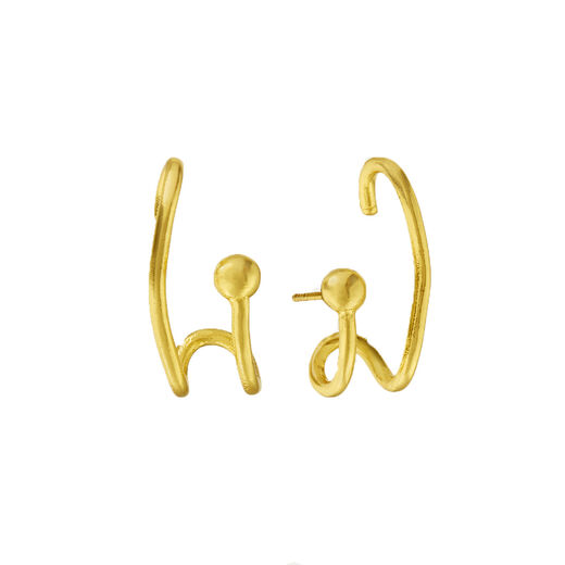 Ear cuff stud earrings by Ottoman Hands